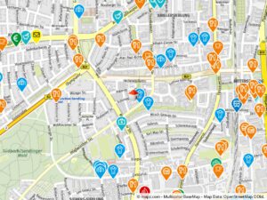 Geolyzer Kartenausschnitt