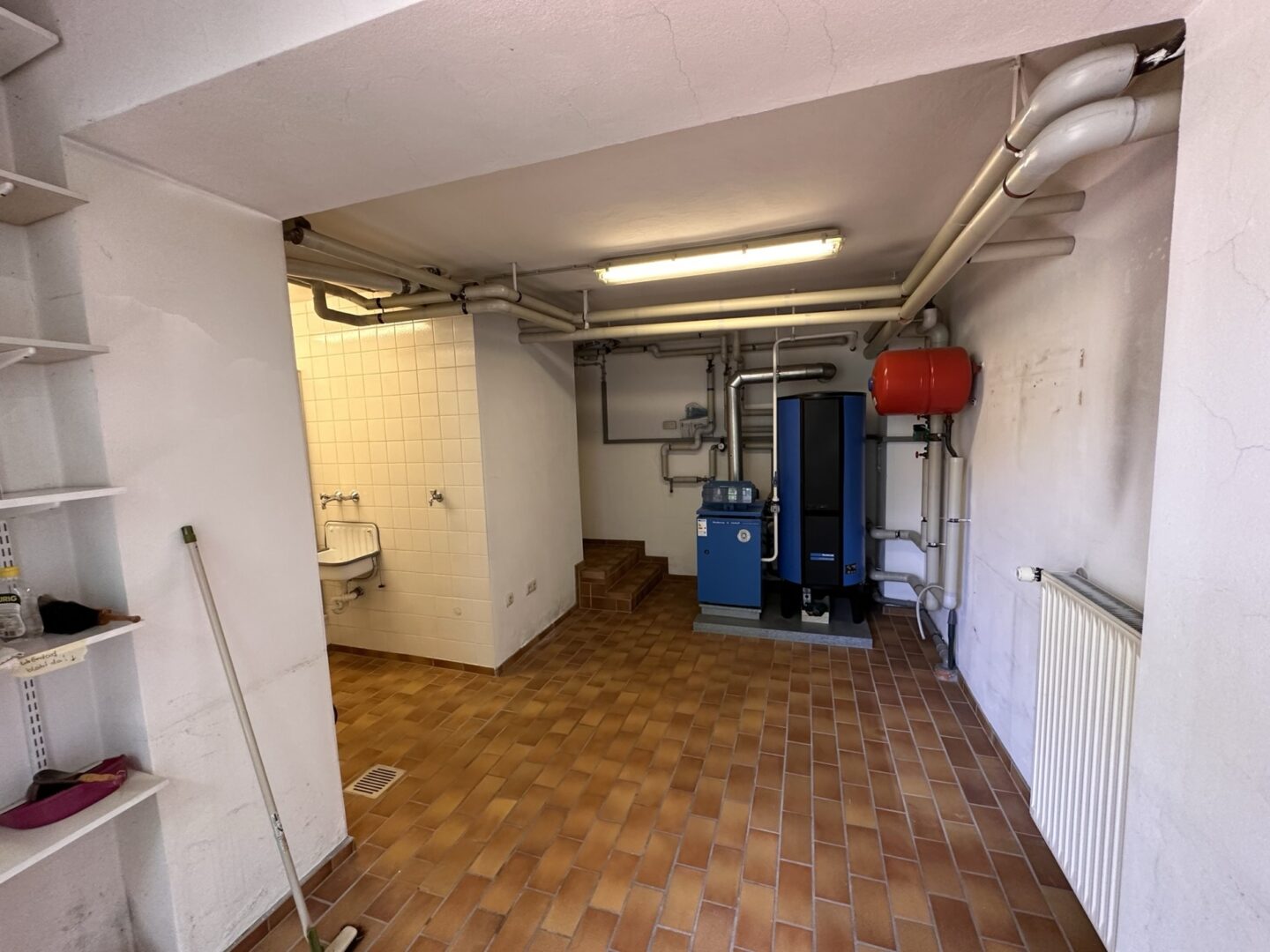 Souterrain Heizungsanlage