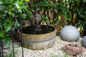Brunnen im Garten