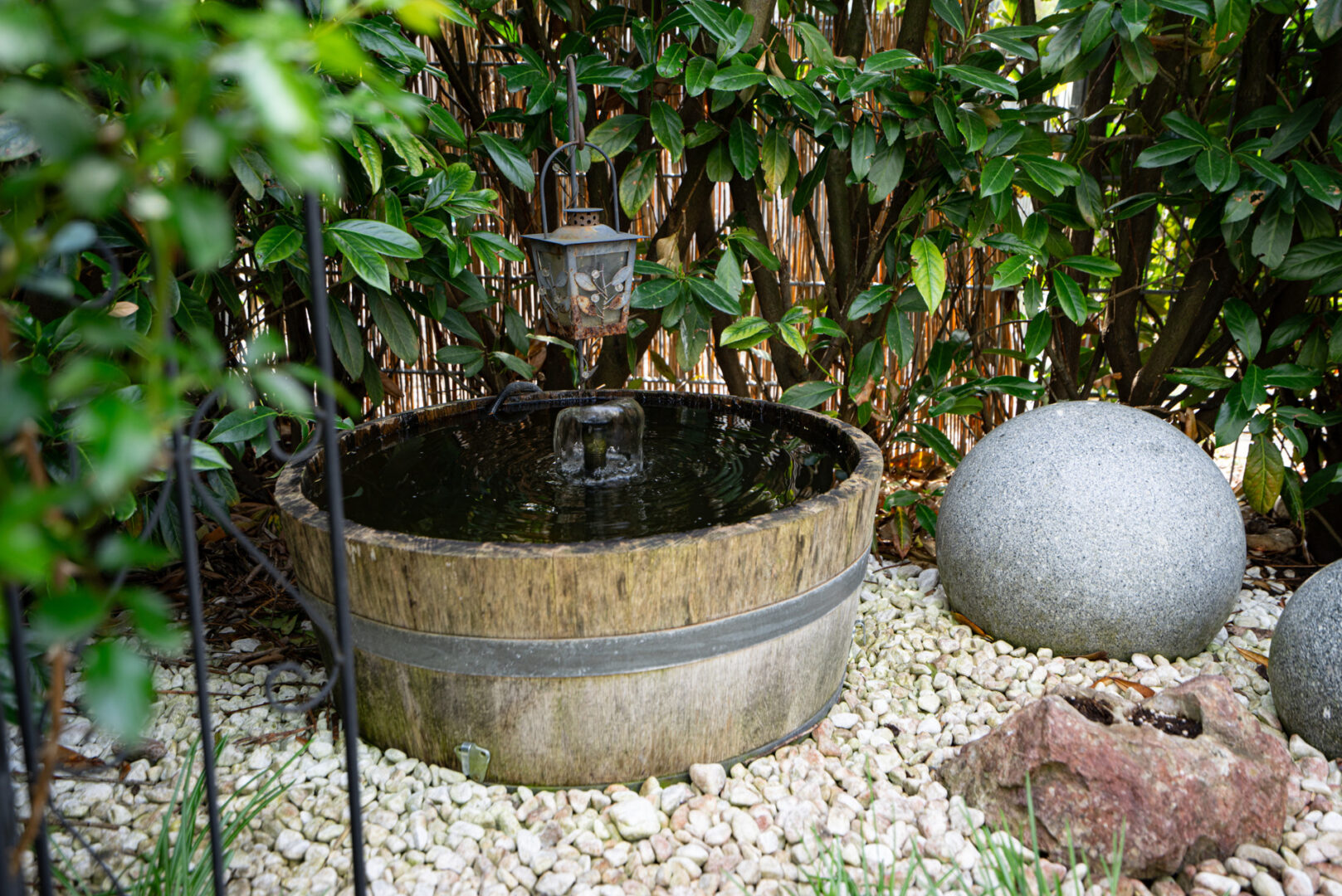 Brunnen im Garten