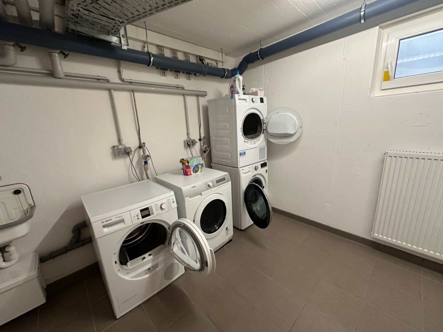 Wäscheraum im Keller