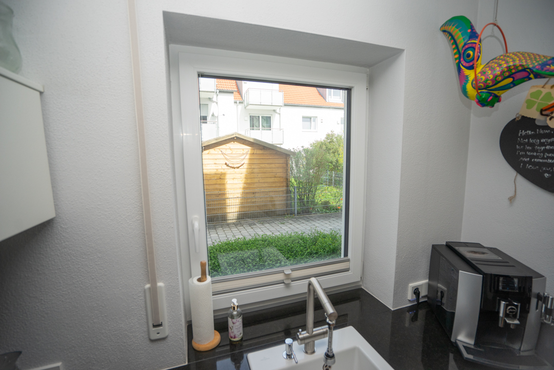 Küchenfenster ohne Plissee