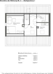 Grundriss Dachgeschoß