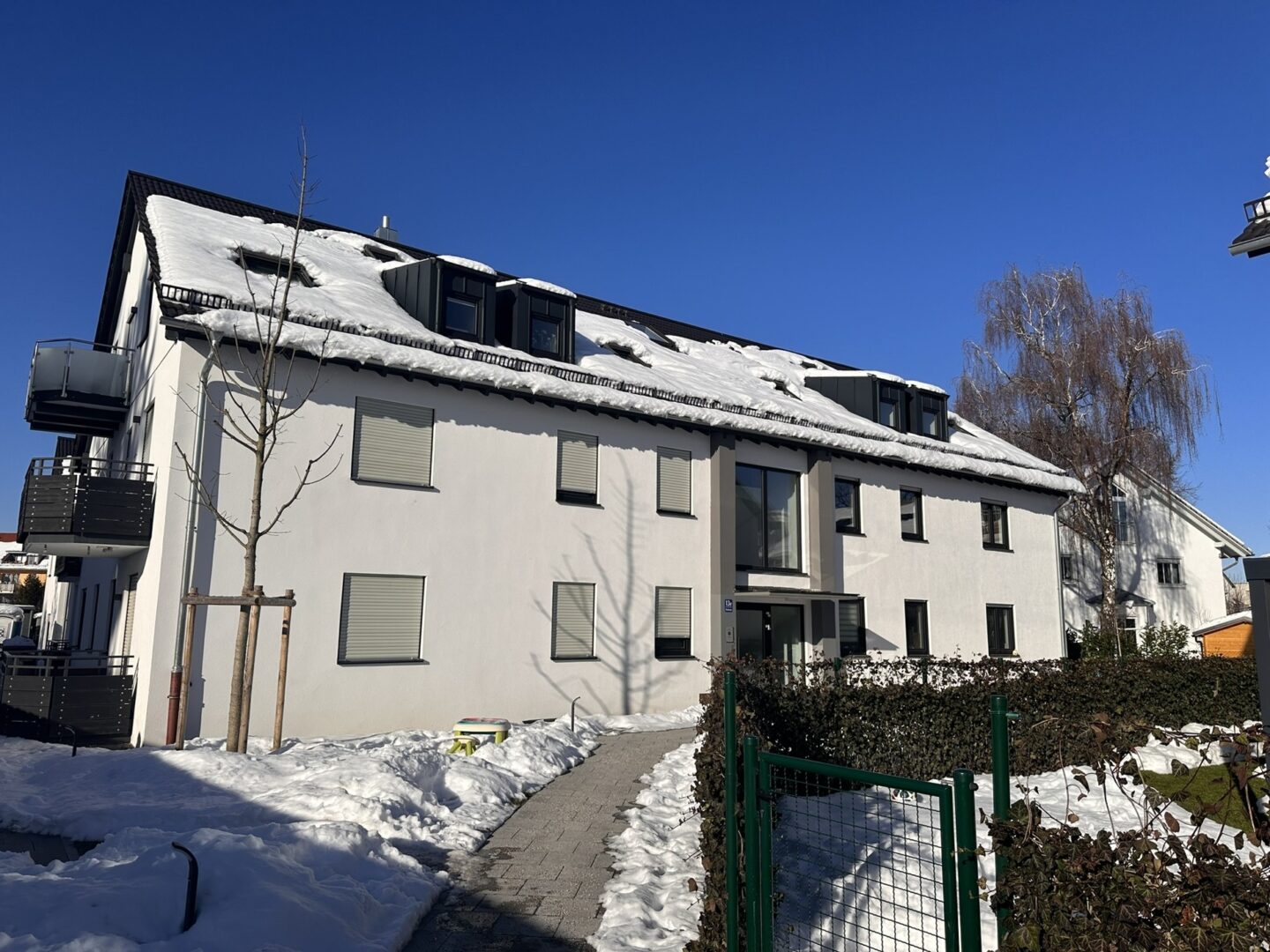 Hausansicht Winter