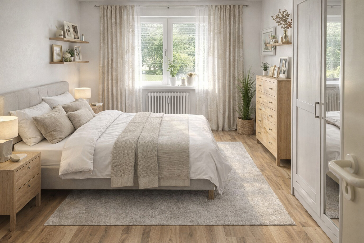 Schlafzimmer (Visualisierung)